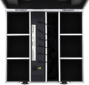EVENTPAR412-612-FC ALGAM LIGHTING - Flight case 6 projecteurs HEX IP avec chargeur
