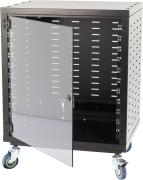 GD-12U ALGAM AUDIO Porte vitrée 12U pour IR-12G avec serrure