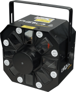 PHEBUS2 ALGAM LIGHTING - Projecteur LED/Laser 3-en-1 Derby Strobe Wash