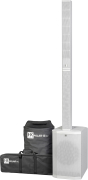 POLAR12-MK2-W HK AUDIO - Système colonne amplifié Bluetooth TWS + mixeur + housses blanc