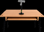 SHDESKTOP1 SHURE BY GATOR - Base ronde 15cm diam, réglable en hauteur 25-38cm