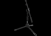 SHTPSTANDLP SHURE BY GATOR - Profil bas, base trepied, perchette, réglable H51-60cm