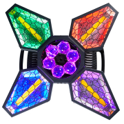 VINTAGE-FLOWER ALGAM LIGHTING - Projecteur LED rotatif 4 effets hypnotiques
