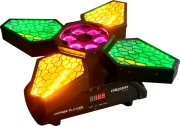 VINTAGE-FLOWER ALGAM LIGHTING - Projecteur LED rotatif 4 effets hypnotiques