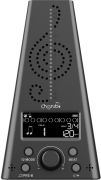 WMT-230-BLK CHERUB - Métronome/accordeur électronique noir, écran lumineux, sortie casque,