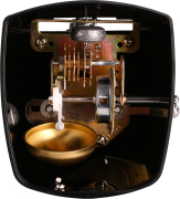 WSM-330-BK CHERUB - Métronome mécanique noir vintage, 40-208 bpm, son classique, réglage p
