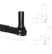 GUIL ALT-16G Support d'enceinte avec 2 accroches pour structure tube 50mm