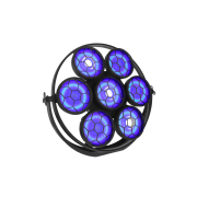 ARDECO 7BEE J.COLLYNS – Projecteur retro 7 x 50W Blanc chaud et 336 led RGB