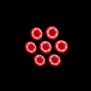 ARDECO 7BEE J.COLLYNS – Projecteur retro 7 x 50W Blanc chaud et 336 led RGB