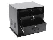 Armoire de rack 12U en acier revêtement poudré