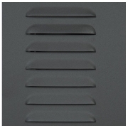 Rack 19 pouces 12U avec porte en verre et grille de ventilation sur roulette et pied