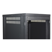 Armoire rack métal 22U sur roulettes