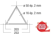 Angle ASD triangle 250 trois départs 90° ASD34