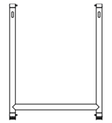 Barre HB ASD 800x1000 mm tube 50mm
