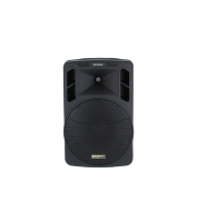 BE 9412 V2 Power Acoustics - enceinte autonome avec lecteur CD MP3 SD USB DIVX Bluetooth et 2 micro mains sans fil UHF