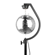 Support de boule à facette 30cm max avec moteur pour pied avec mat 35mm