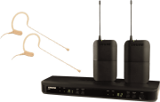 BLX188E-MX53-M17 Shure - Système HF double avec 2 micros omni tour d'oreille MX53