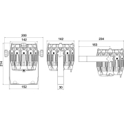 BTI-BLINDER1 FX Briteq – Blinder led 70W blanc chaud warm to dim at effet aura IP65