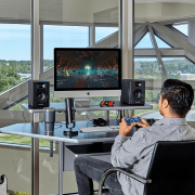 BX4D4 M Audio – Paire d’enceintes actives 2 voies 4,5’’ 2X25W