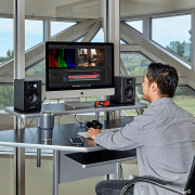 BX4D4 M Audio – Paire d’enceintes actives 2 voies 4,5’’ 2X25W