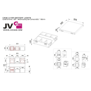 CASE-3 JV-CASE - Flightcase pour 6 Akkulite IP