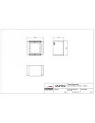 CASY032 Caymon châssis mural modulaire pour 2 modules Casy