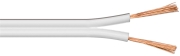 100m Câble haut parleur 2x0.75 blanc CCU éco