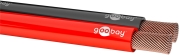 Bobine de 100m de câble haut parleur rouge et noir 2X0.75mm2 éco