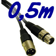 cable audio XLR 3 male NCMXX vers XLR 3 Femelle NC3FXX 10m Neutrik