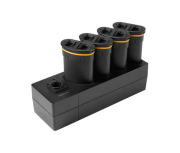CHARGQUIK Station d’accueil Astera pour 4 QuikBricks - Chargeur pour 4 batteries 12 V