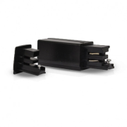 Connecteur rail Triphase Alimentation et Fin gauche noir
