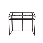 DJ BOOTH 500 Yourban DJ - Stand DJ pliable avec lycra noir et blanc et housse