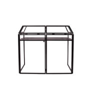 DJ BOOTH 500 Yourban DJ - Stand DJ pliable avec lycra noir et blanc et housse