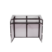 DJ BOOTH 500 Yourban DJ - Stand DJ pliable avec lycra noir et blanc et housse