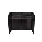 DJ BOOTH 500 Yourban DJ - Stand DJ pliable avec lycra noir et blanc et housse