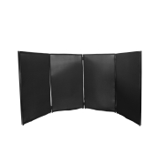 DJ PANEL 120 BL Yourban DJ - Devant de scène 4 panneaux acier noir avec lycras noir et blanc + housse