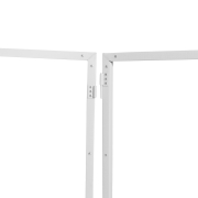 DJ PANEL 120 WH Yourban DJ - Devant de scène 4 panneaux acier blanc avec lycras noir et blanc + housse