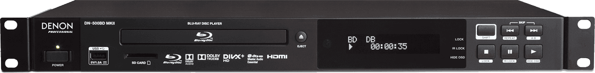 Denon Pro - SDE DN500BDMKII lecteur blueray DVD CD multiformat