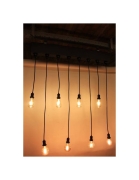 Câble d'extension douille E27 mâle vers E27 femelle longueur 50cm noir