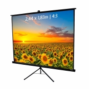 Ecran de projection trépied 2,44x1,83m 4:3