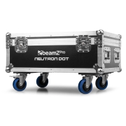 Flightcase pour 8 Neutron Dot BeamZ Pro à roulettes