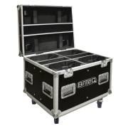 Flight case pour 4 lyres Wash BT-ORBIT sur roulettes