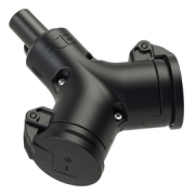 Fiche femelle double 2p+T 16A  pour cordon norme Française IP44 PCE