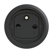 Fiche femelle double 2p+T 16A  pour cordon norme Française IP44 PCE