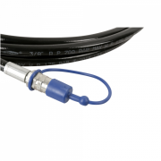 CO₂ 3/8 Q-Lock Hose Showtec - Flexible Q-lock mâle vers femelle longueur 10m