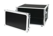 Flight case pour rack d'effet 6U 2 capots version fermeture grenouille