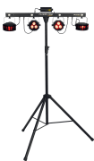 Florida-bar Algam lighting - Barre 4 effets en 1 led laser strobe derby avec pied, housse et télécommande