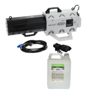 Pack FMG1500 Algam Lighting - Pistolet à fumée LED 1500W + Bidon de liquide CO2 Hightech