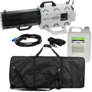 Pack FMG1500 Algam Lighting - Pistolet à fumée LED 1500W + housse de transport + 5 l de liquide CO2