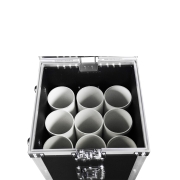 Flight case pour 9 pieds de micro